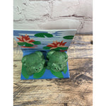 Vintage Ceramic Frogs Salt And Pepper Shakers, Wood & Charles Ltd, NY NOS (A)