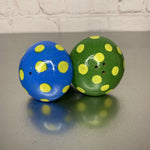Vintage Wood Hand Painted Mushroom Salt & Pepper Shakers