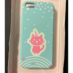 Apple iPhone 5/5s/SE Case - More Than Magic - Teal/Pink Kitty Unicorn