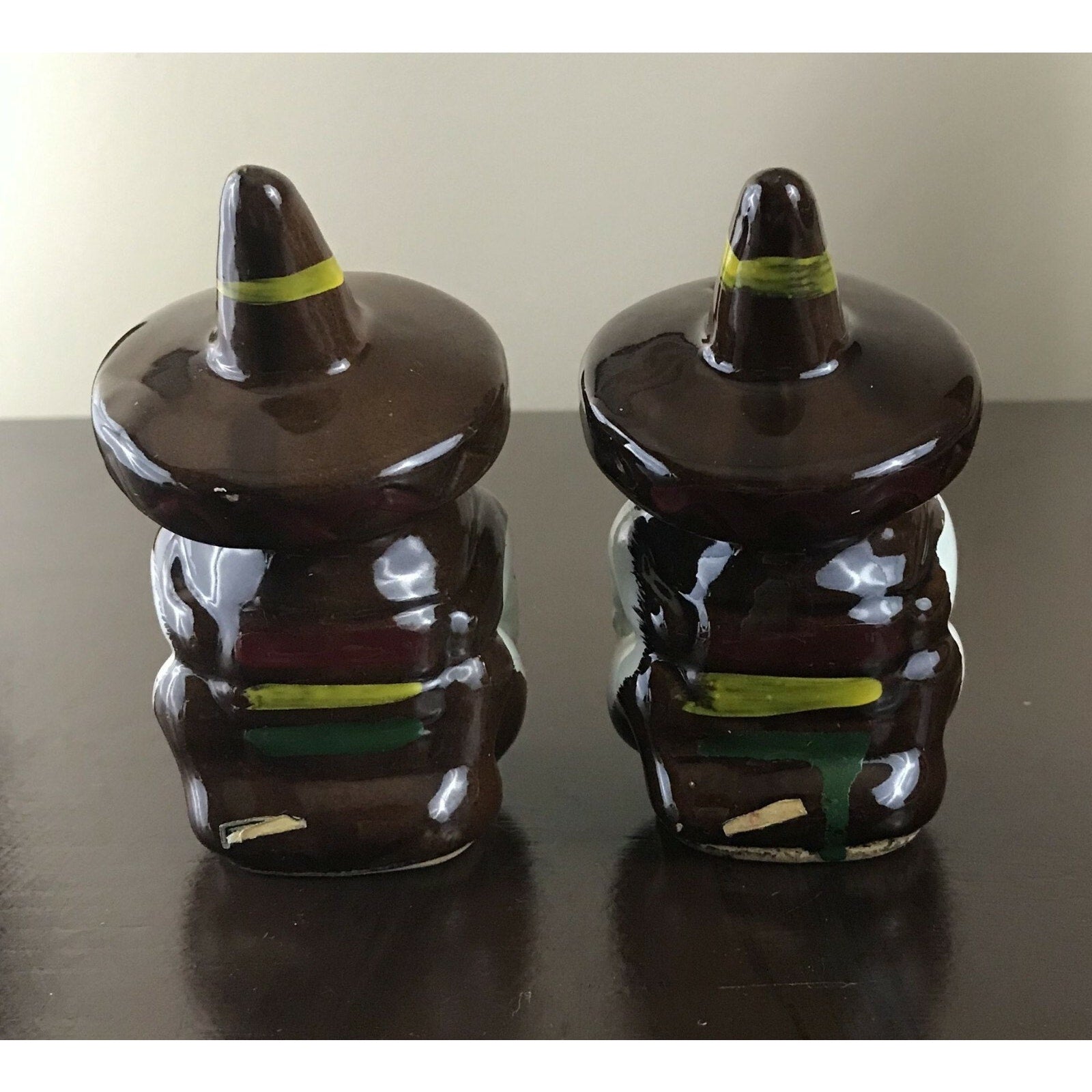 Vintage Mexican Siesta w/Sombrero's Salt & Pepper Shakers