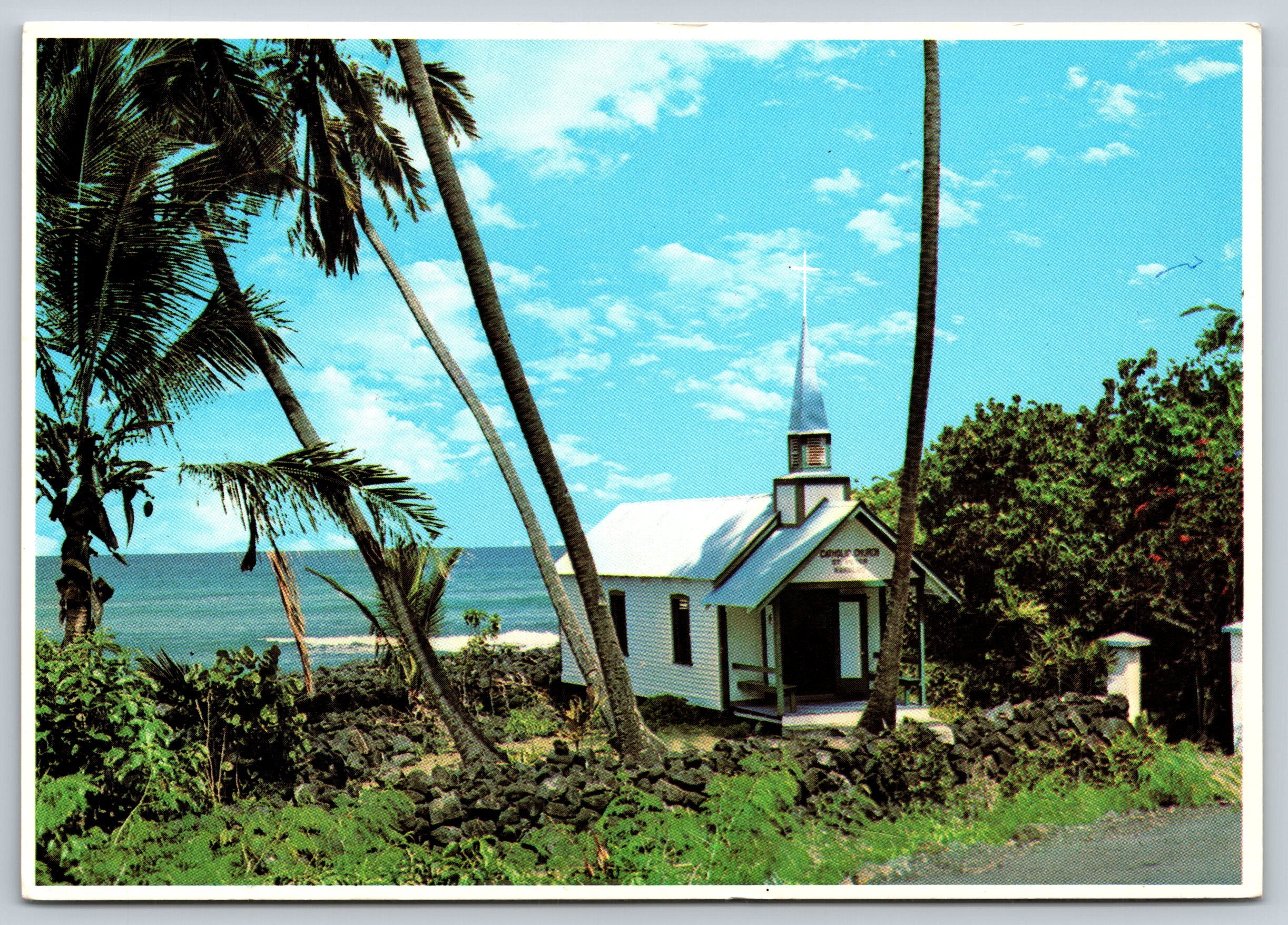 St. Peters Catholic Church, Vintage Post Card