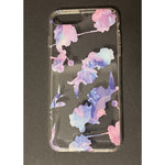 Heyday Phone Case Apple iPhone 6 7 8 Floral Clear Plastic Floral Pink Purple