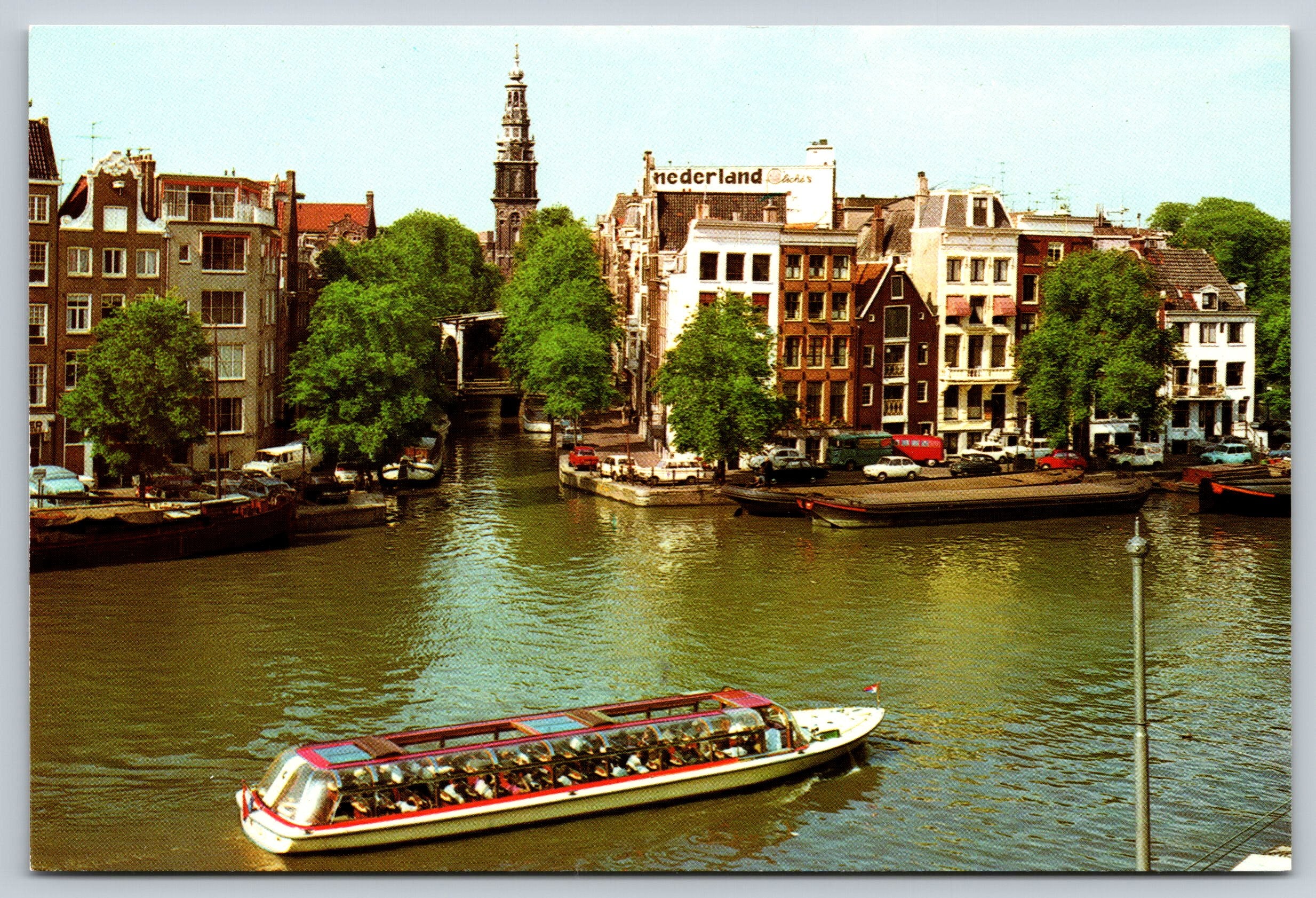 Amsterdam, Holland, Vintage Post Card