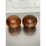 Vintage California Redwood Wood Salt & Pepper Shakers