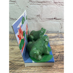 Vintage Ceramic Frogs Salt And Pepper Shakers, Wood & Charles Ltd, NY NOS (A)