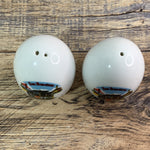 Vintage San Francisco California Egg Shape Salt & Pepper Shakers