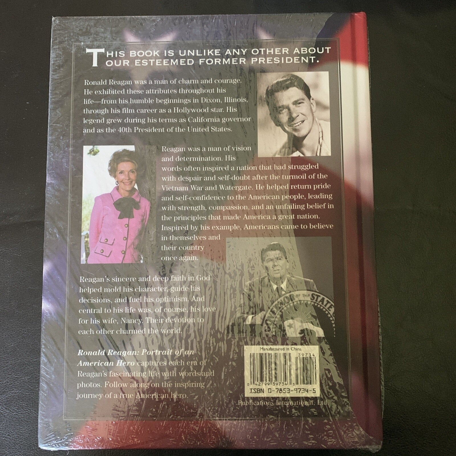 President Ronald Reagan Portrait of An American Hero 2004 HC Factory Sealed