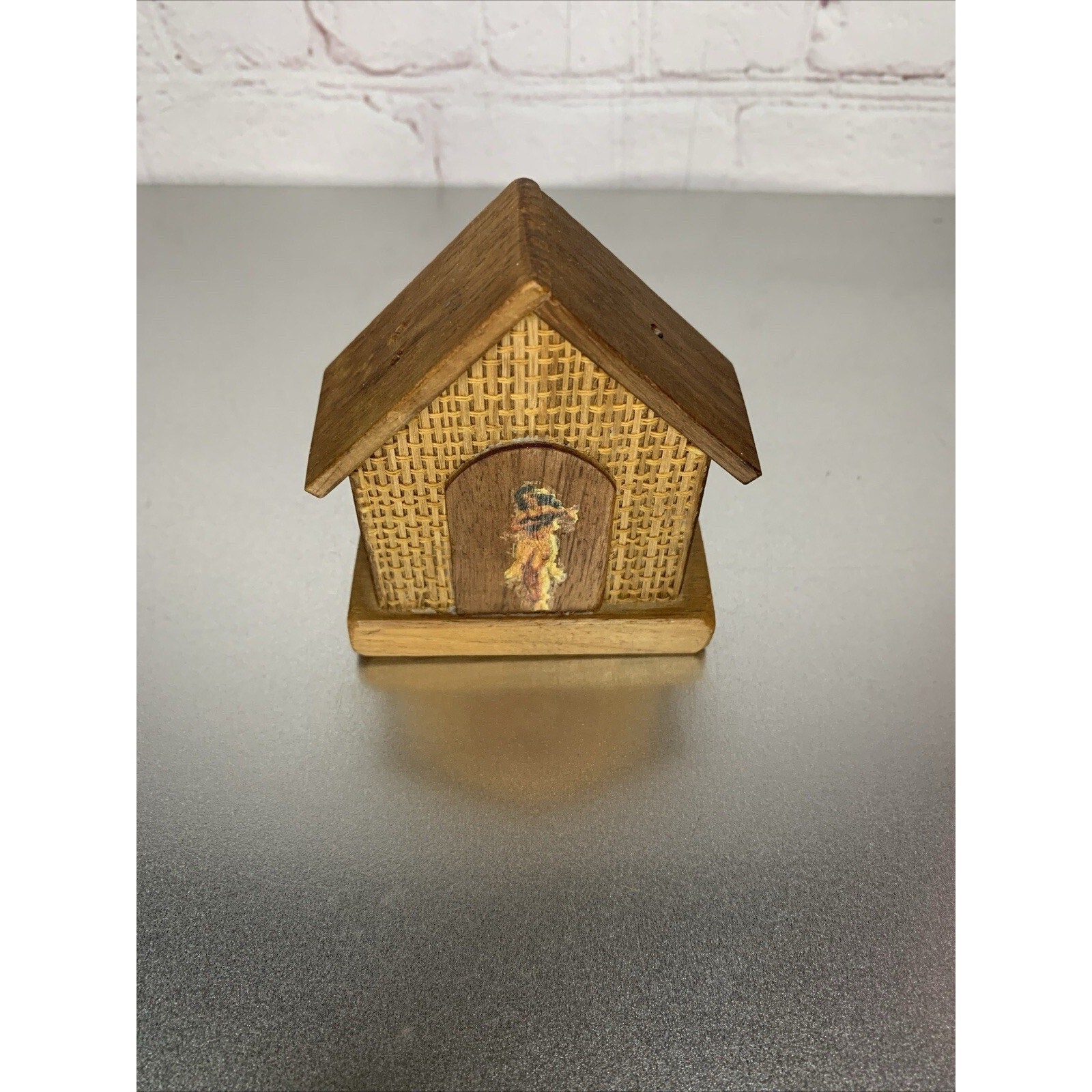 Vintage Wood Bamboo House Hut Aloha Hawaii Salt & Pepper Shaker Duo