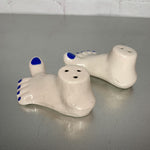 Vintage Walked My Feet Off Salt & Pepper Shakers Japan