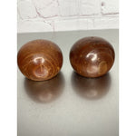 Vintage California Redwood Wood Salt & Pepper Shakers