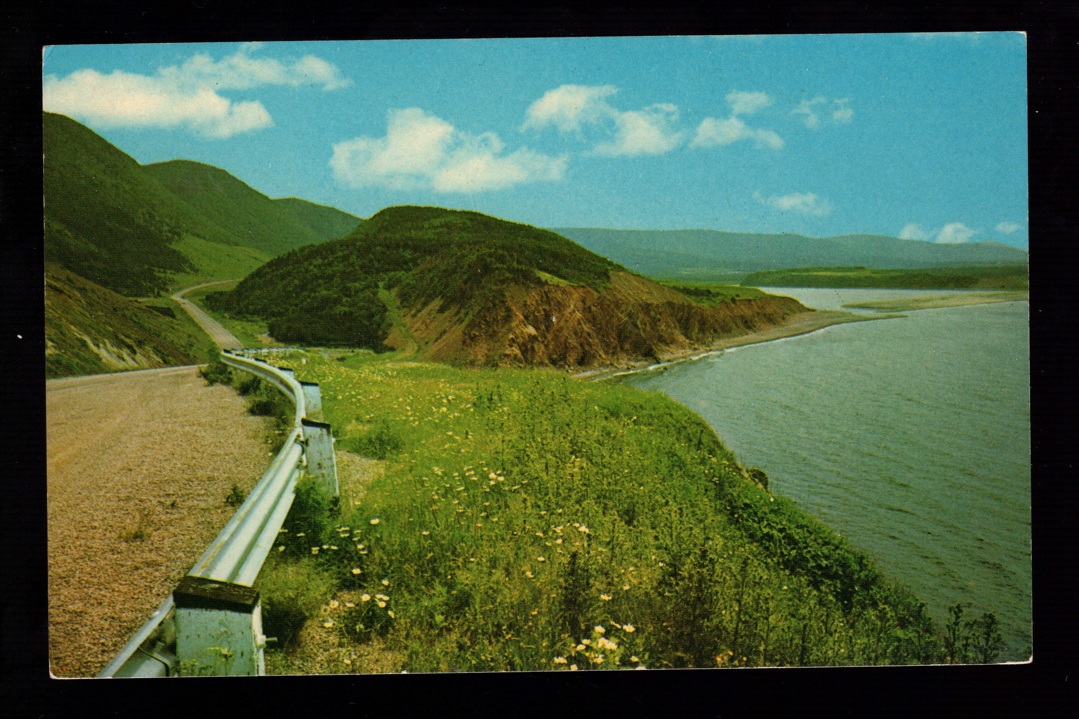 The Cabot Trail, Cape Breton, Nova Scotia, Vintage Post Card