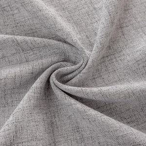 Linen Blackout Curtains Full Light Blocking 2 Panels 52Wx84L/ Light Gray
