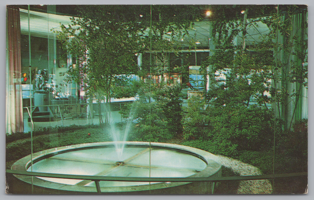 The Cornering Glass Center, Cornering New York, Vintage Post Card.