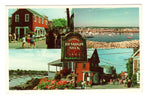 Pictures in Rockport Massachusetts, Vintage Post Card.