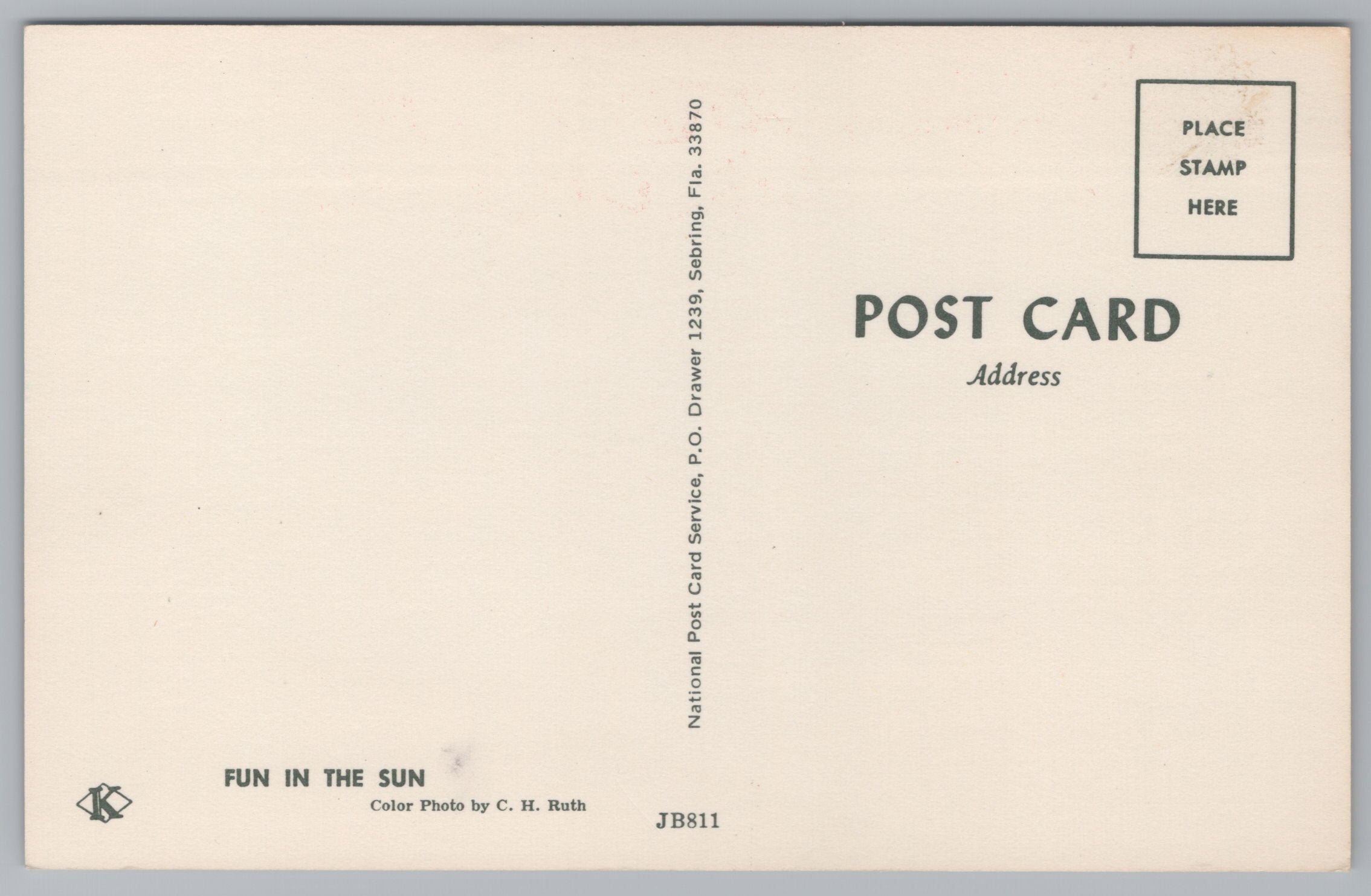 Greeting Card From Garden City Beach, South Carolina, USA, Vintage PC