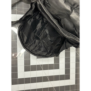 Buxton Genuine Leather Black Shoulder Slingback Hand Bag Purse