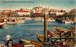 Fishermans Wharf, San Fransisco, California, USA, Vintage Post Card