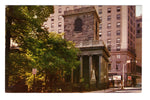King Chapel in historic Boston, Massachusetts, Vintage Post Card