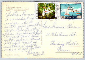 International Airport, Vintage Post Card