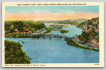 Harper’s Ferry, West Virginia, Where 3 States And 2 Rivers Meet, USA, Vintage Post Card