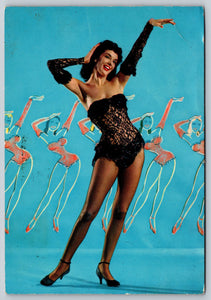 Pin Up girl, Women Posing, Vintage Post Card