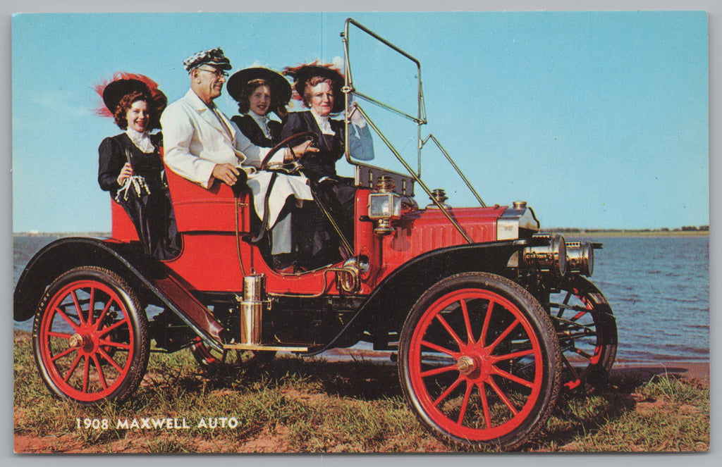 1908 Maxwell Auto, Vintage Post Card