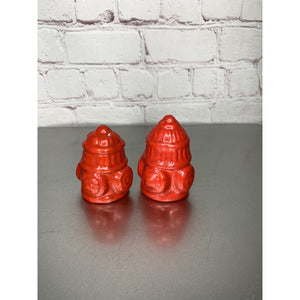 Vintage Red Fire Hydrant Salt & Pepper Shakers Ceramic