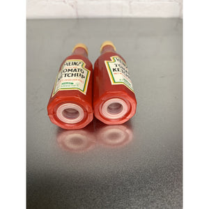 Vintage Heinz Tomato Ketchup Plastic Salt & Pepper Shakers JSNY Hong Kong