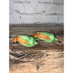Vtg Ceramic Corn on Cob Salt & Pepper Shakers Occupied Japan