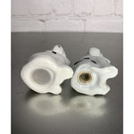 Vintage Dalmatian Dogs Salt & Pepper Shakers Ceramic