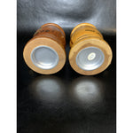 Vintage Wood Catskills Mountain NY Souvenir Salt & Pepper Shakers