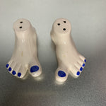 Vintage Walked My Feet Off Salt & Pepper Shakers Japan