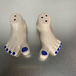 Vintage Walked My Feet Off Salt & Pepper Shakers Japan