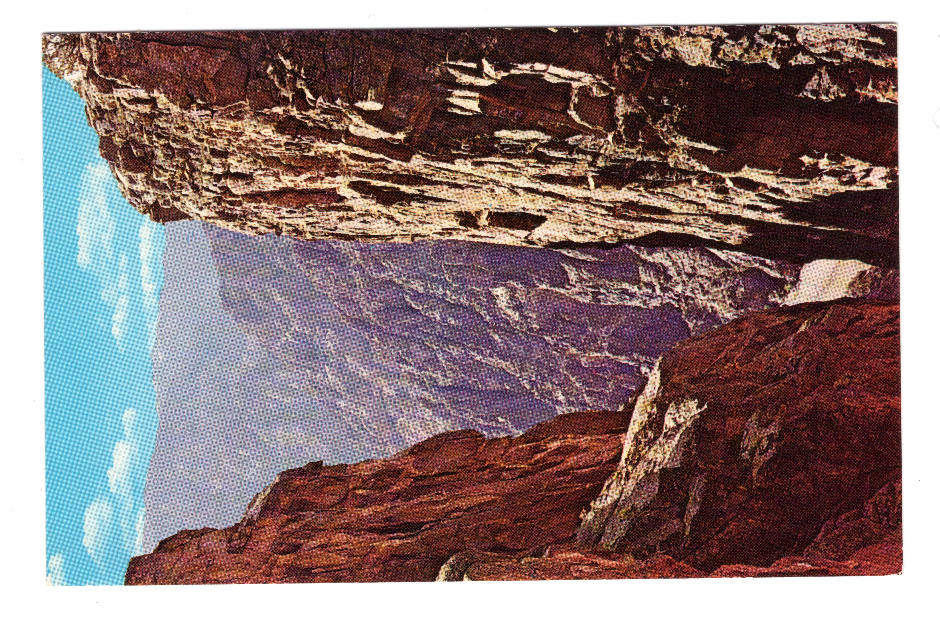 The Black Canyon of the Gunnison River, Vintage Post Card