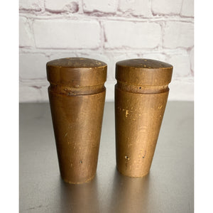 Vintage Puerto Rico Wood Conga Drum Salt & Pepper Shakers
