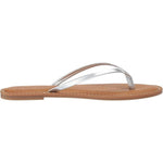 Women's Silver Thong Sandal