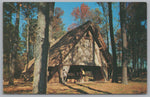 The Glass House, Jamestown, Virginia, Vintage Post Card.