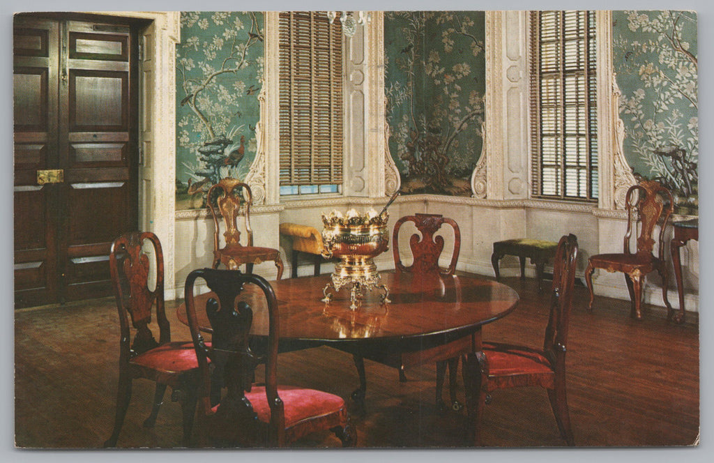 Supper Room, Governors Palace, Williamsburg, Virginia, VTG PC