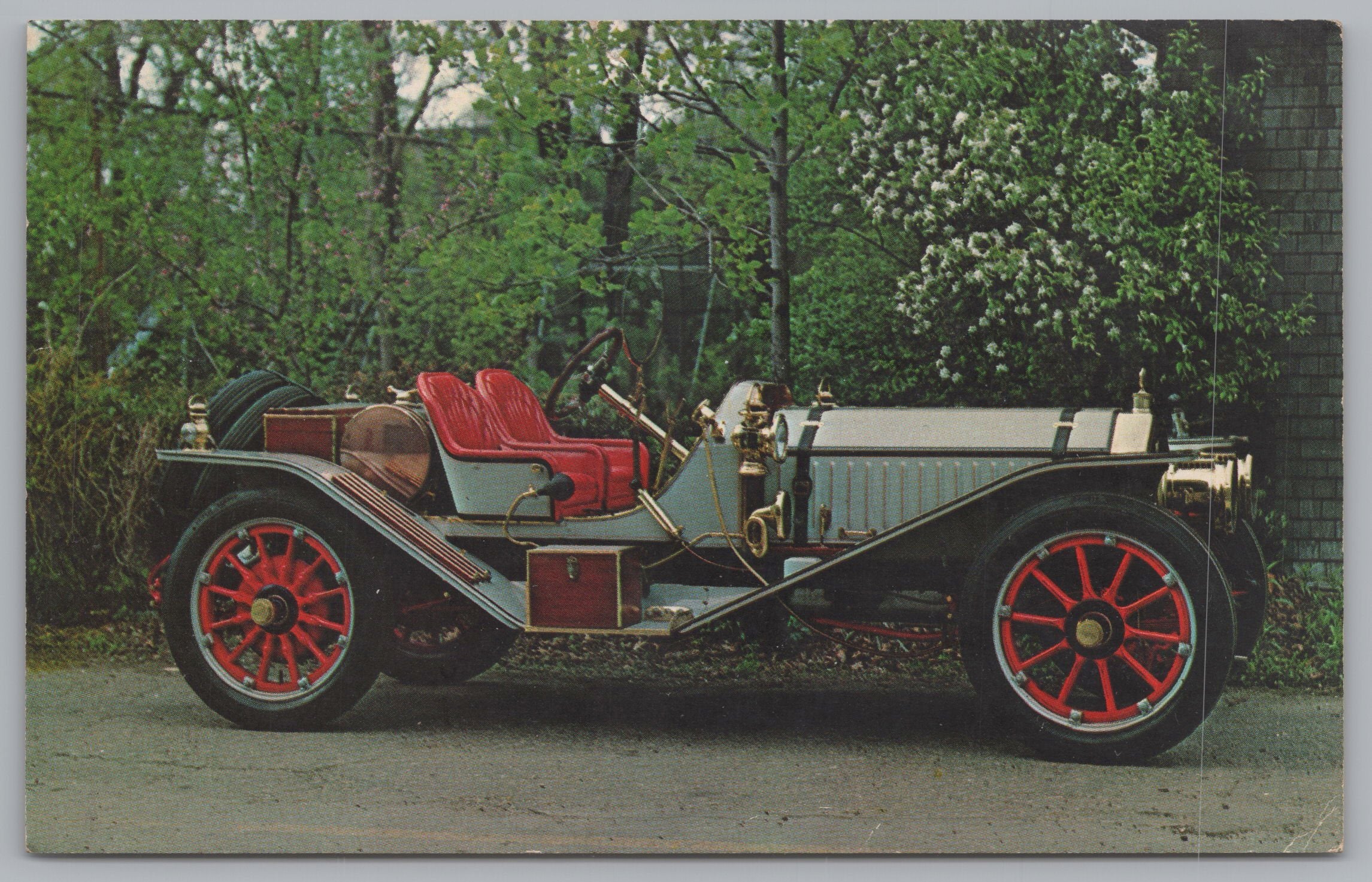 1911 Peerless 60-6 Speedster, Brecksville, Ohio, Vintage Post Card.