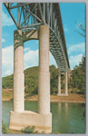 Shortway Bridge, Allegheny River, Pennsylvania, Vintage Post Card.