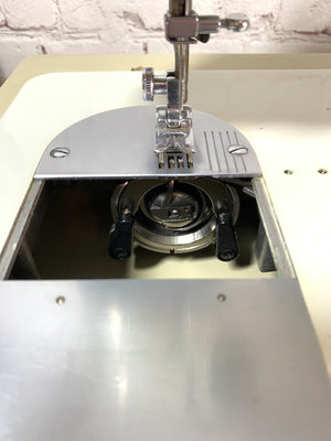 Vintage  Morse Apollo  6400 Sewing Machine Multi stitch  W/ Pedal & Case-Works!