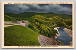 TVA’s Fontana Dam, Little Tennessee River, Western NC Vtg PC
