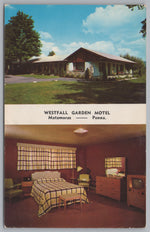 Pikes County's Finest, Westfall Garden Motel, Matamoras, Pennsylvania, Vintage Post Card.