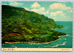 Kauai’s North Shore, Hawaii, Vintage Post Card