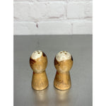 Vintage Chef Wood Salt & Pepper Shakers 1950's Japan Mini
