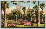 View Bayfront Park, Miami, Florida, USA, Vintage Post Card
