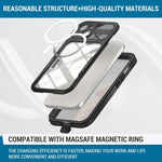 iPhone 15 Case, IP68 Full-Body Rugged Waterproof Shockproof Protective,6H Screen