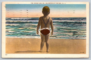 The Ocean And Me, Wildwood By The Sea, New Jersey, Vintage PC