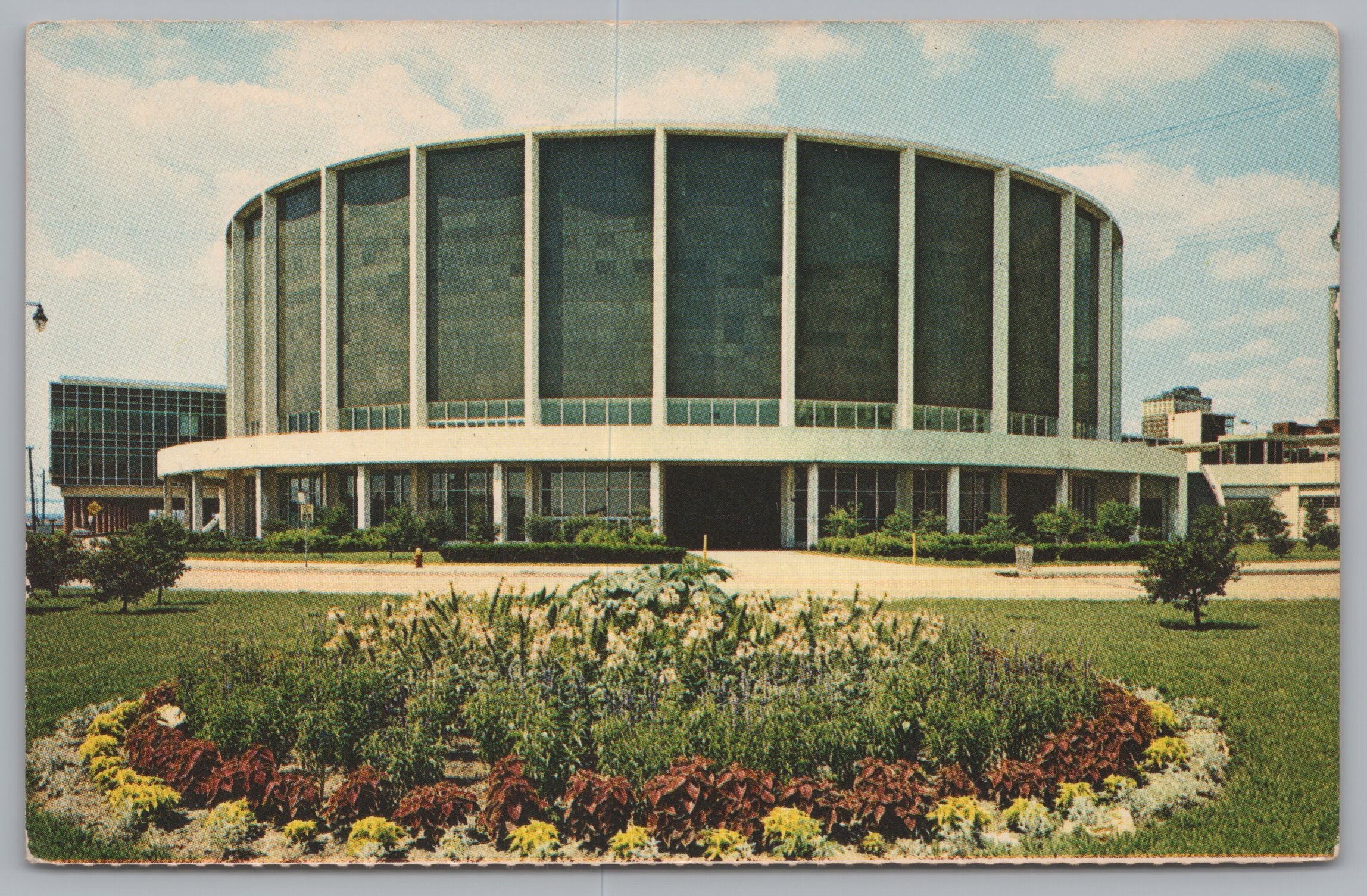 The Convention Arena, Detroit, Michigan, USA, Vintage Post Card