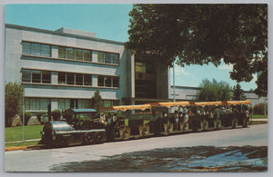 The Tour Train, In Front Of The Russell Museum, Helena, Montana, USA, Vintage Post Card